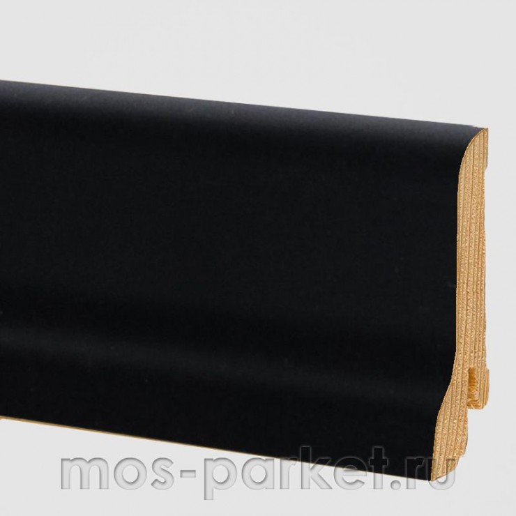 Плинтус Pedross Чёрный матовый 60×22 мм
