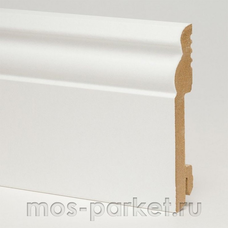 Плинтус Pedross MDF5535 Белый фигурный 100x18 мм