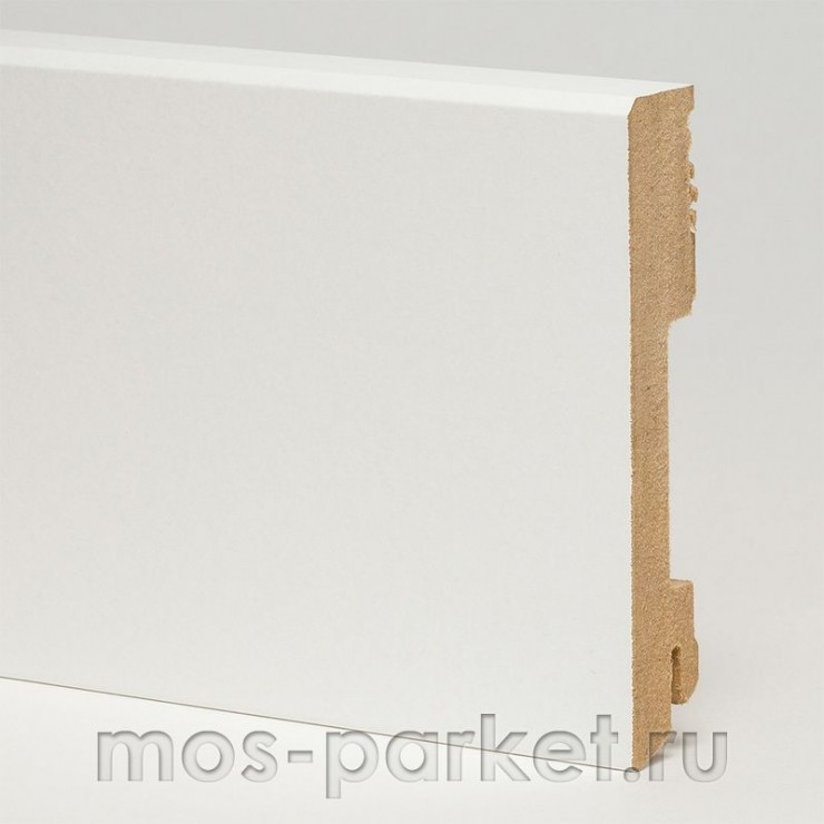 Плинтус Pedross White MDF6337 Белый прямой 78x18 мм