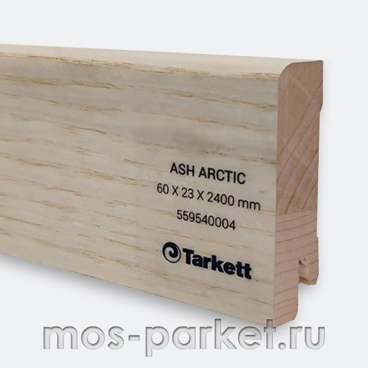 Плинтус Tarkett Ясень Арктик (Ash Arctic) 60×16 мм