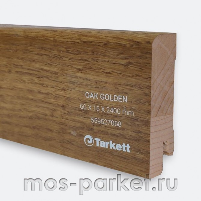 Плинтус Tarkett Дуб золотой (Oak Golden) 60×16 мм