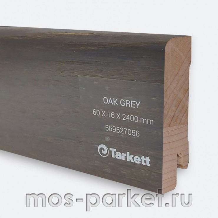 Плинтус Tarkett Дуб серый (Oak Grey) 60×16 мм