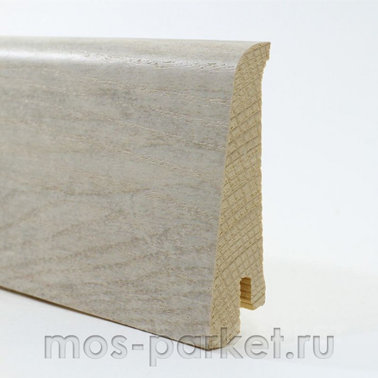 Плинтус Tarkett Art Уайт Канвас (Art White Canvas) 80×20 мм