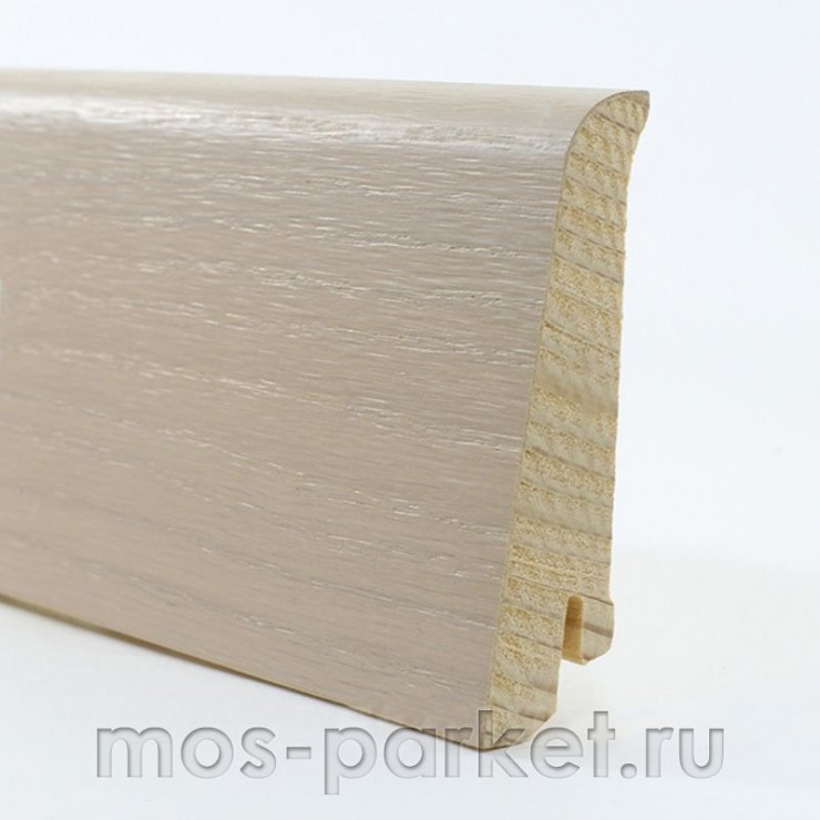 Плинтус Tarkett Tango Дуб Робуст белый (Oak Robust White) 80×20 мм