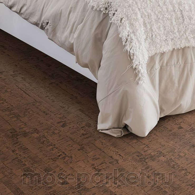 Клеевое напольное пробковое покрытие Corkstyle Eco Cork Linea Chocco