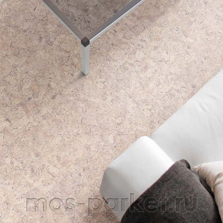 Клеевое напольное пробковое покрытие Corkstyle Eco Cork P999 Creme