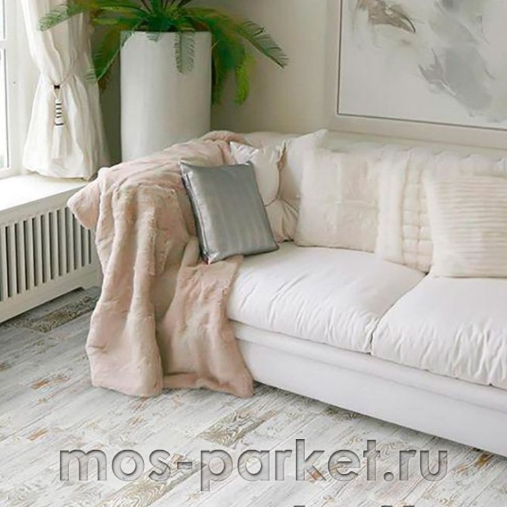 Замковое напольное пробковое покрытие Corkstyle Loft Bone