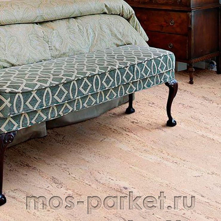 Клеевое напольное пробковое покрытие Corkstyle Natural Cork Comprido Creme
