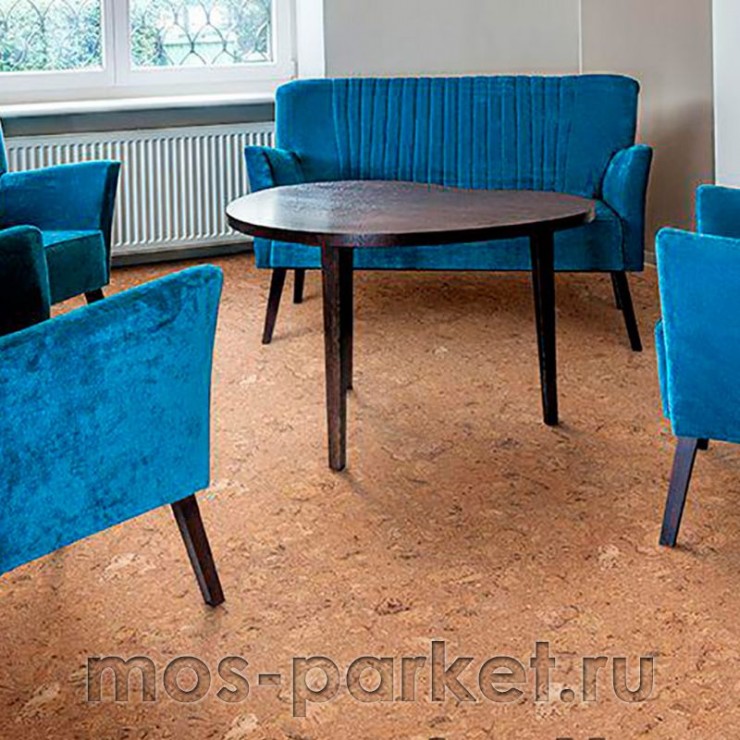 Замковое напольное пробковое покрытие Corkstyle Natural Cork Rombo New