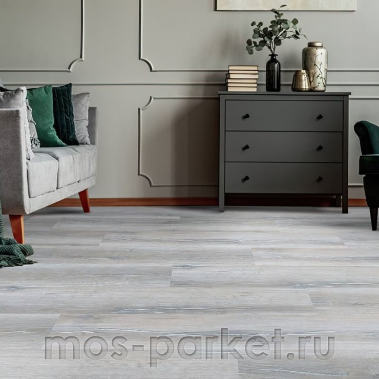 Замковое напольное пробковое покрытие Corkstyle Wood XL Oak Duna Grey