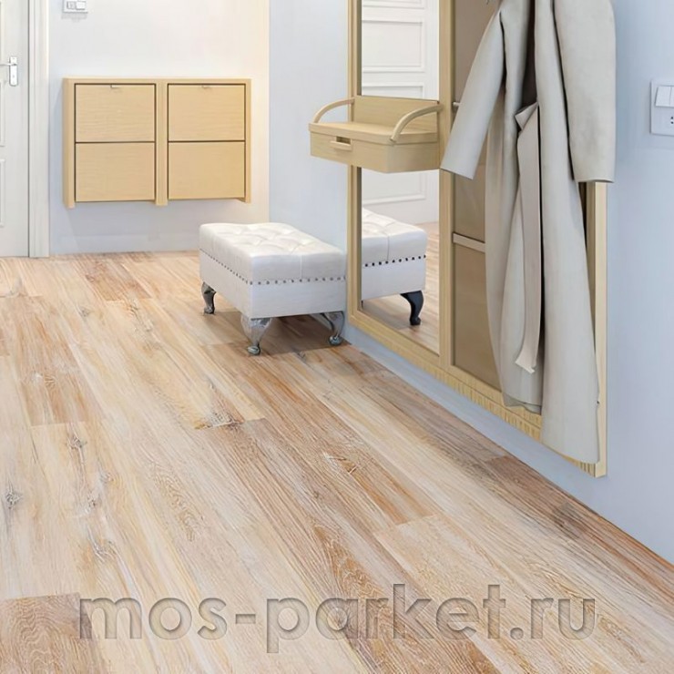 Замковое напольное пробковое покрытие Corkstyle Wood XL Oak Gekalkte New