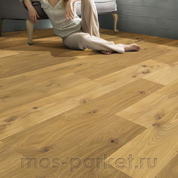 Клеевое напольное пробковое покрытие Corkstyle Wood XL Oak Knotty