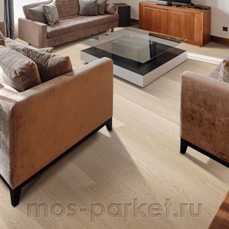 Клеевое напольное пробковое покрытие Corkstyle Wood XL Oak Milch