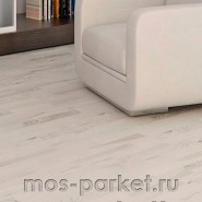 Клеевое напольное пробковое покрытие Corkstyle Wood Esche Weiss