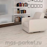 Клеевое напольное пробковое покрытие Corkstyle Wood Esche Weiss
