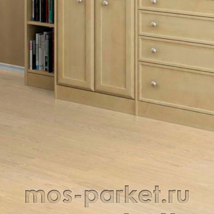 Замковое напольное пробковое покрытие Corkstyle Wood Oak Creme