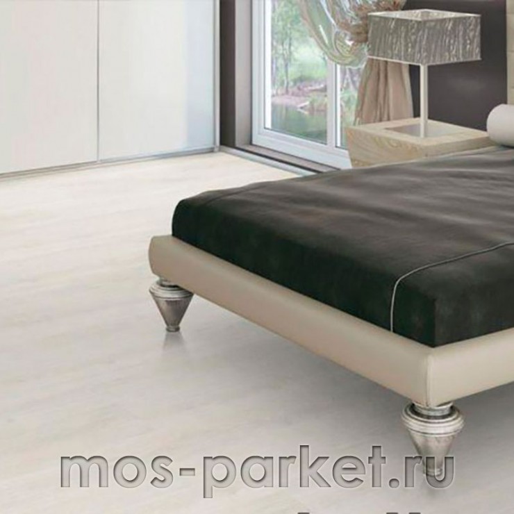 Клеевое напольное пробковое покрытие Corkstyle Wood Oak Polar White