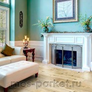 Замковое напольное пробковое покрытие Corkstyle Wood Oak Virginia White