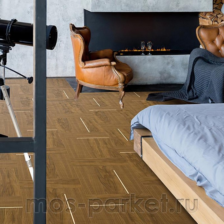 Замковое напольное пробковое покрытие Corkstyle Woodwise Spark Beige
