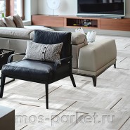Замковое напольное пробковое покрытие Corkstyle Woodwise Spark Brown