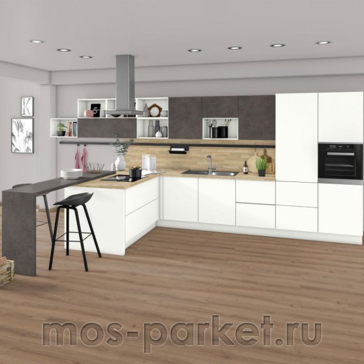 Напольное пробковое покрытие Egger Comfort+ Classic 10/32 EPC030 Орех Бедолло светлый