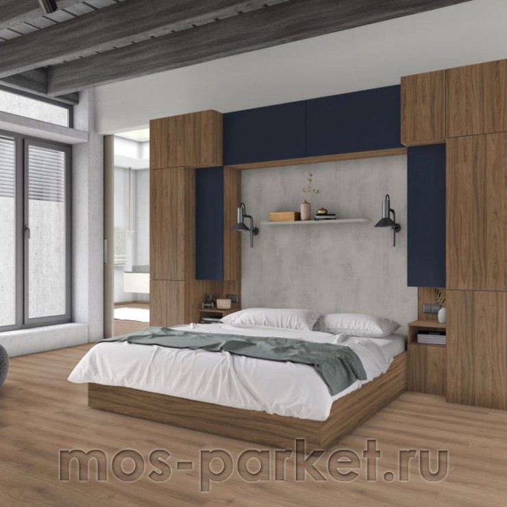 Напольное пробковое покрытие Egger Comfort+ Classic 10/32 EPC030 Орех Бедолло светлый