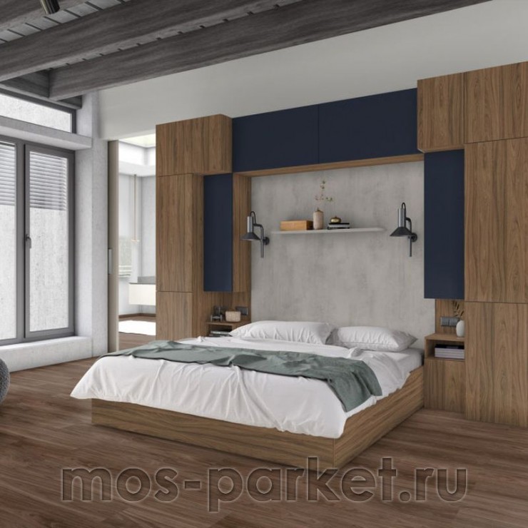 Напольное пробковое покрытие Egger Comfort+ Classic 10/32 EPC033 Орех Турени тёмный