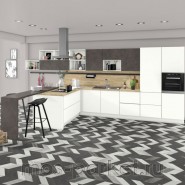 Напольное пробковое покрытие Egger Comfort+ KingSize 10/32 EPC037 Дуб Видора серый