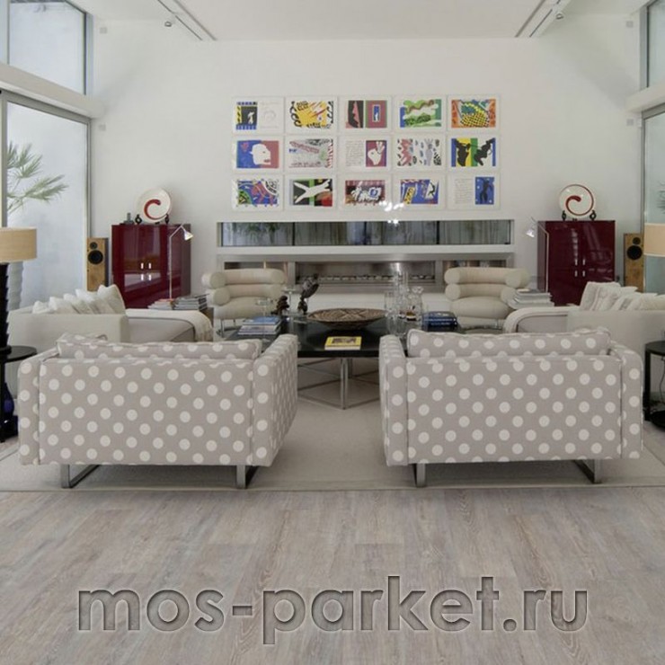 Пробковый пол Wicanders Wood Essence Platinum Chalk Oak