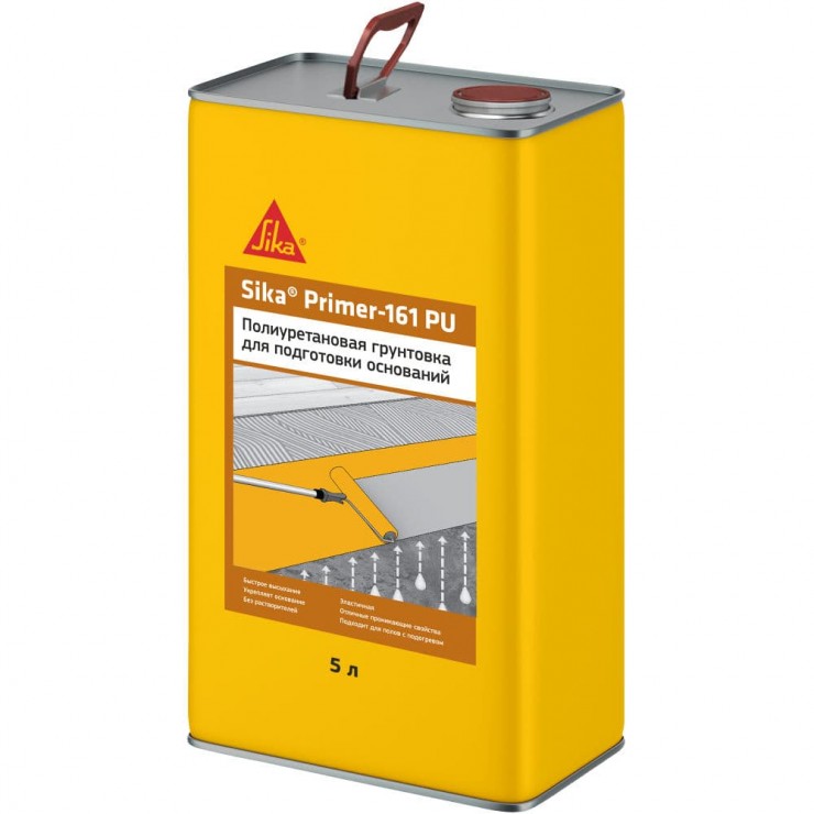 Грунтовка полиуретановая Sika® Primer-161 PU -  5 кг