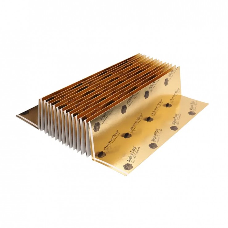 Подложка Alpine Floor Golden Foil XPS для SPC и LVT