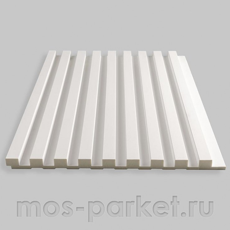Стеновая панель AlpineWalls LineArt ECO2103 Белая