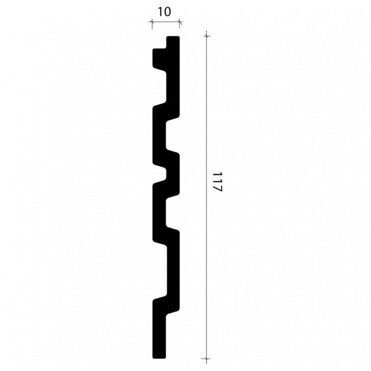 Стеновая панель AlpineWalls LineArt ECO0474