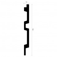 Стеновая панель AlpineWalls LineArt ECO0201W Белая