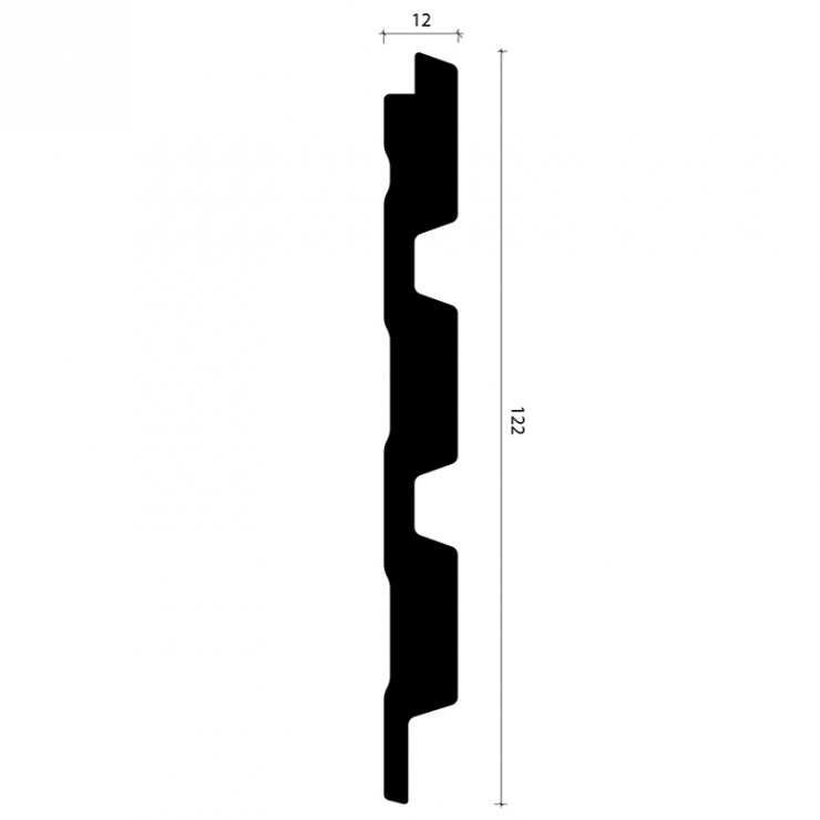 Стеновая панель AlpineWalls LineArt ECO269W