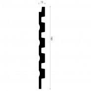 Стеновая панель AlpineWalls LineArt ECO6601W Белый