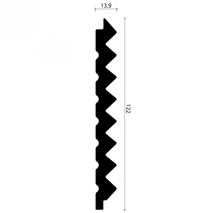 Стеновая панель AlpineWalls LineArt ECO1501W