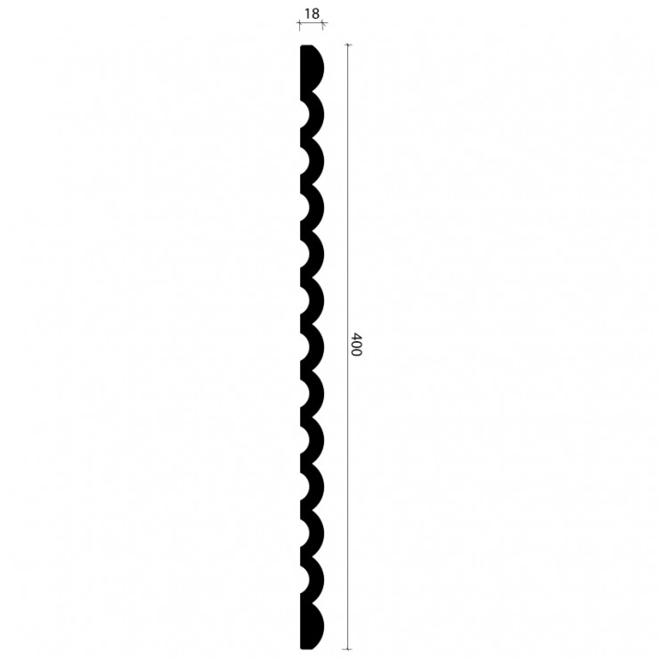 Стеновая панель AlpineWalls LineArt ECO7103 Белый