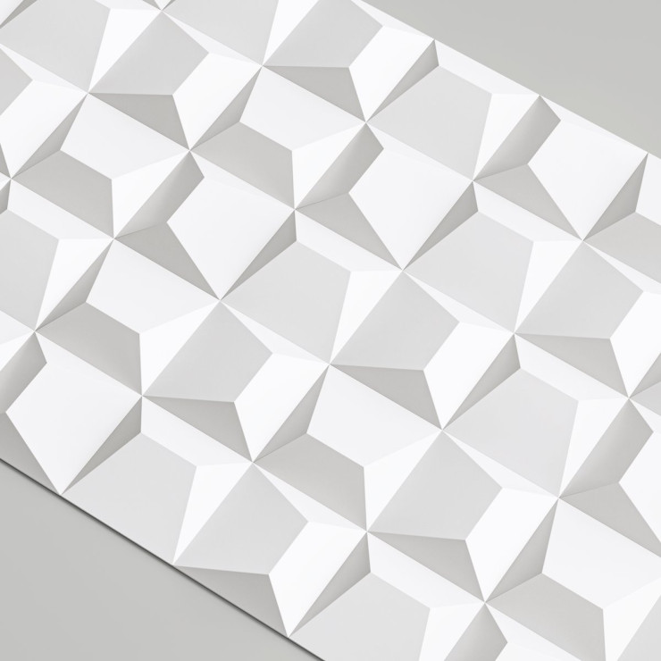 Стеновая панель AlpineWalls Geometrium ECOGR0202W Белая