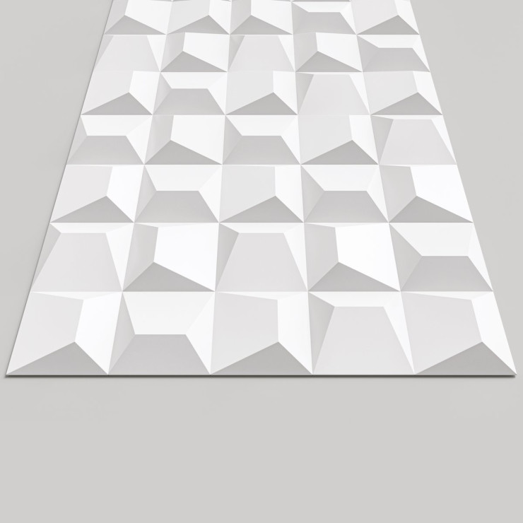 Стеновая панель AlpineWalls Geometrium ECOGR0202W Белая