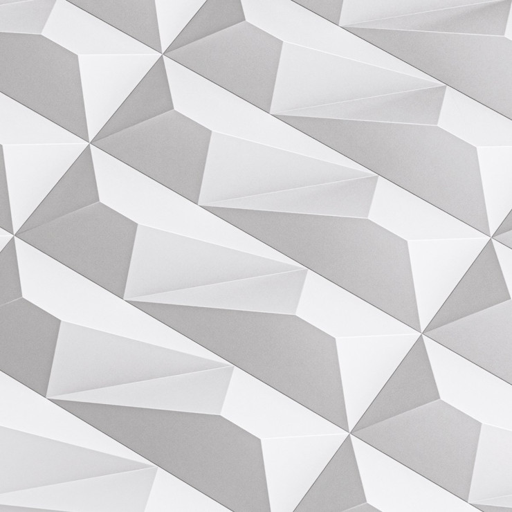 Стеновая панель AlpineWalls Geometrium ECOGR0206W Белая