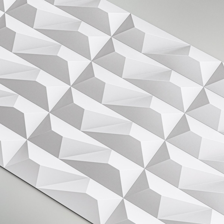 Стеновая панель AlpineWalls Geometrium ECOGR0206W Белая