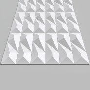 Стеновая панель AlpineWalls Geometrium ECOGR0206W Белая Стеновая панель AlpineWalls Geometrium ECOGR0206W Белая