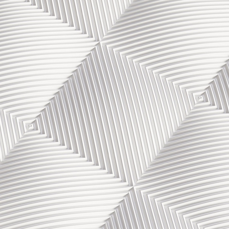 Стеновая панель AlpineWalls Geometrium ECOGR0207W Белая
