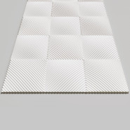 Стеновая панель AlpineWalls Geometrium ECOGR0207W Белая