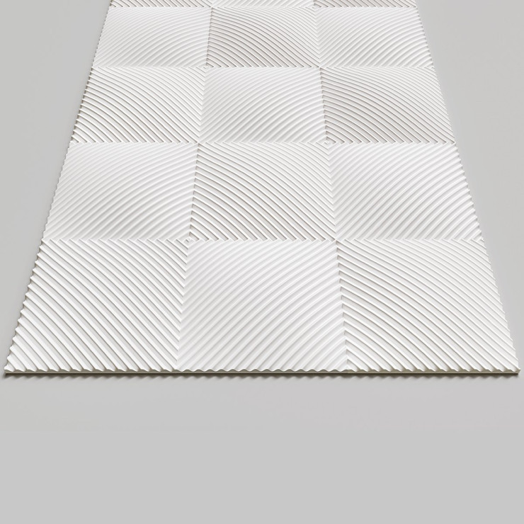 Стеновая панель AlpineWalls Geometrium ECOGR0207W Белая