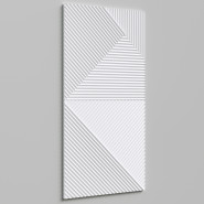 Стеновая панель AlpineWalls Geometrium ECOGR0209W Белая Стеновая панель AlpineWalls Geometrium ECOGR0209W Белая