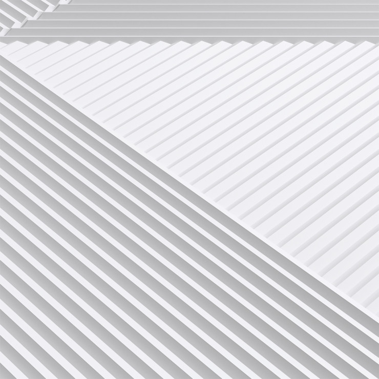 Стеновая панель AlpineWalls Geometrium ECOGR0209W Белая