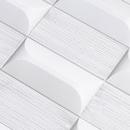 Стеновая панель AlpineWalls Geometrium ECOGR0210W Белая Стеновая панель AlpineWalls Geometrium ECOGR0210W Белая