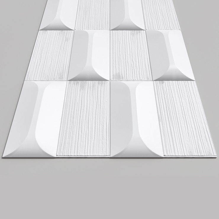 Стеновая панель AlpineWalls Geometrium ECOGR0210W Белая